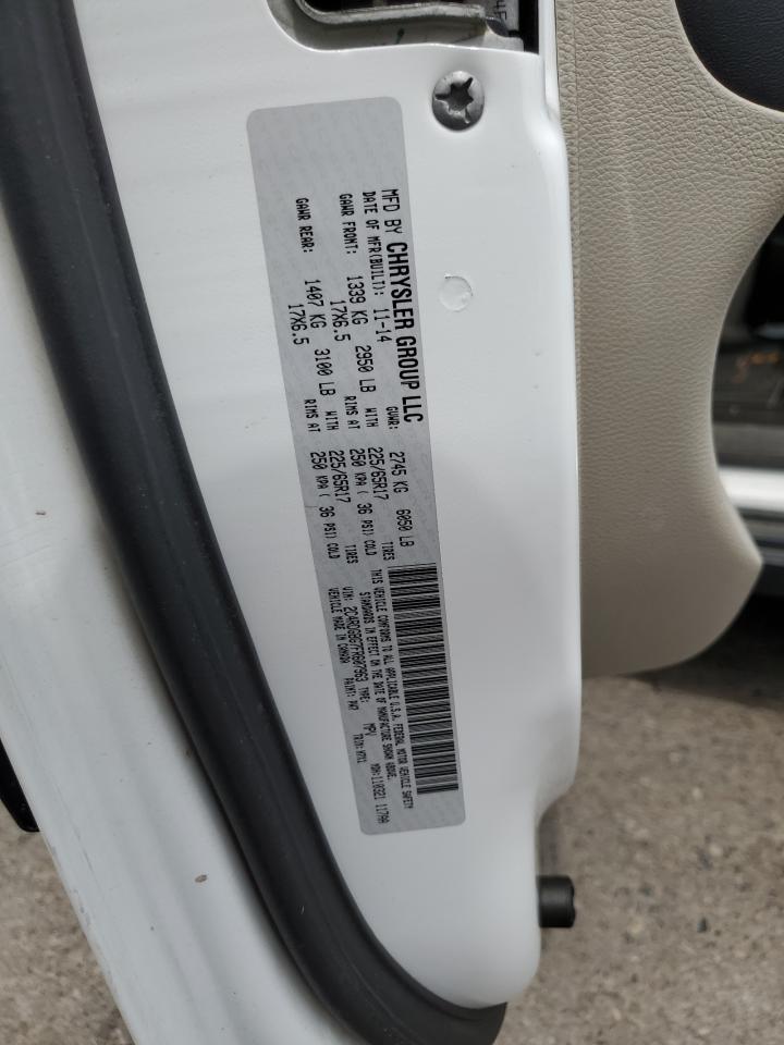 2015 Dodge Grand Caravan Se VIN: 2C4RDGBG7FR607963 Lot: 65369655