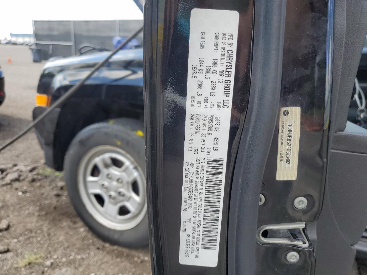 2014 Jeep Patriot Sport VIN: 1C4NJRBB2ED520402 Lot: 64950625