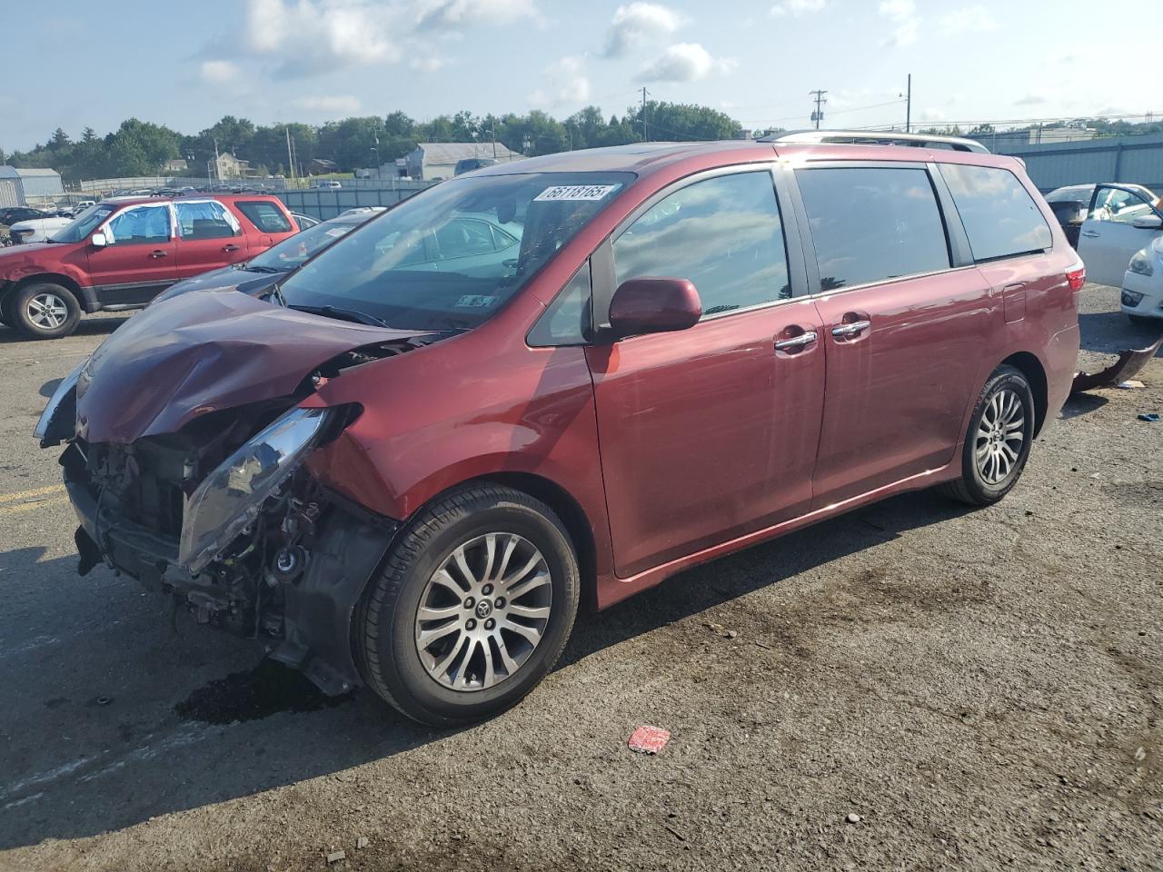 2020 Toyota Sienna Xle VIN: 5TDYZ3DC6LS054533 Lot: 66118165