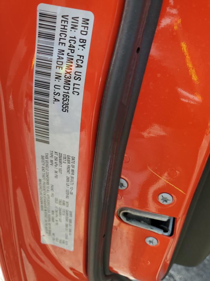 2021 Jeep Cherokee Latitude Lux VIN: 1C4PJMMX3MD165355 Lot: 65223705