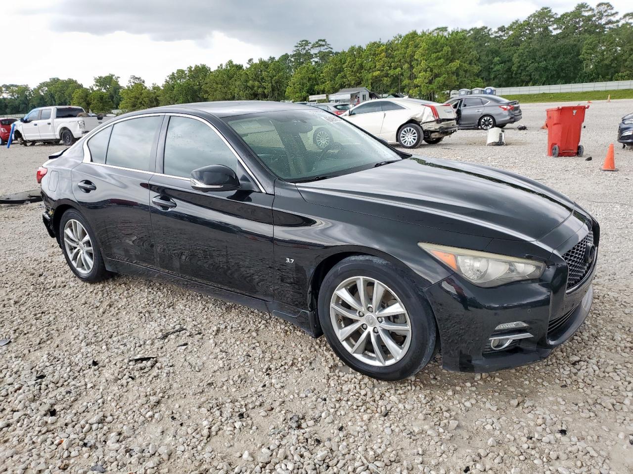 2014 Infiniti Q50 Base VIN: JN1BV7AP3EM677190 Lot: 66405635
