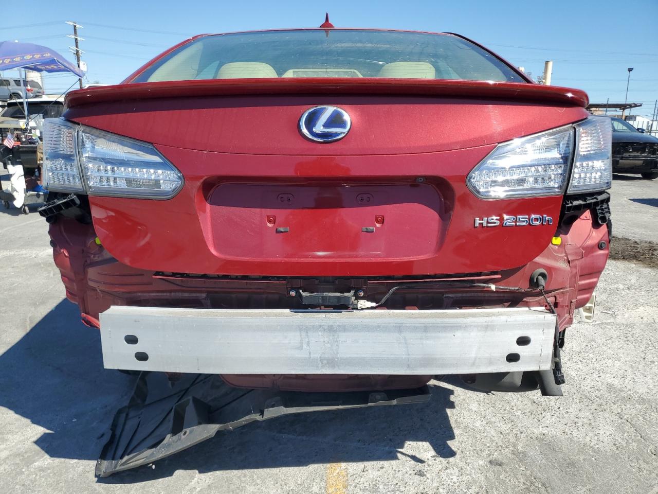2011 Lexus Hs 250H VIN: JTHBB1BA2B2046207 Lot: 63830735