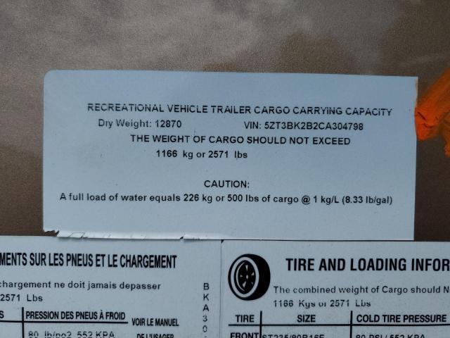 2012 COACH RV TRAILER  
