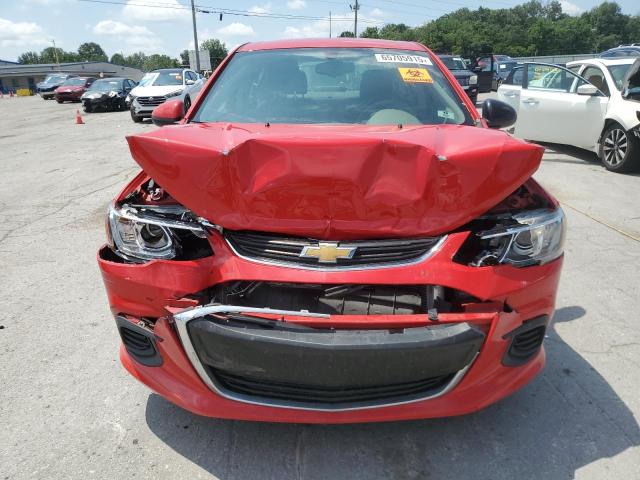  CHEVROLET SONIC 2018 Czerwony