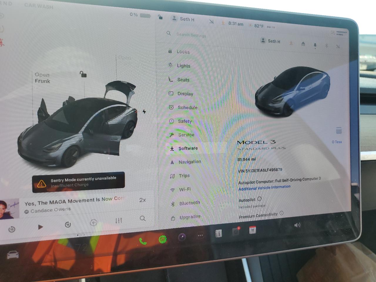 2020 Tesla Model 3 VIN: 5YJ3E1EA6LF495879 Lot: 64545615