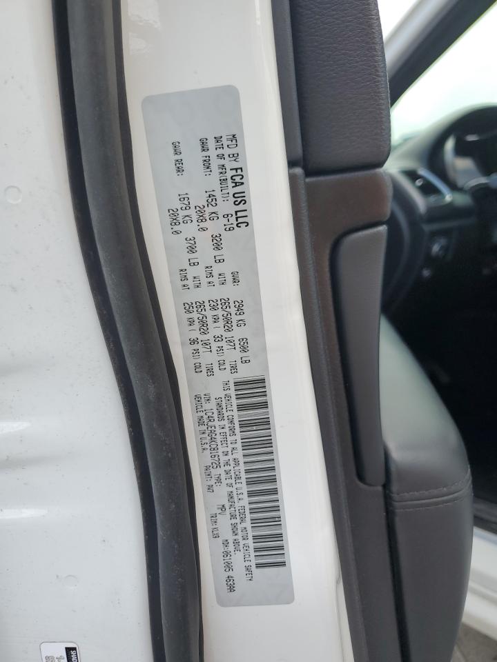 2019 Jeep Grand Cherokee Laredo VIN: 1C4RJEAG4KC816725 Lot: 64466815