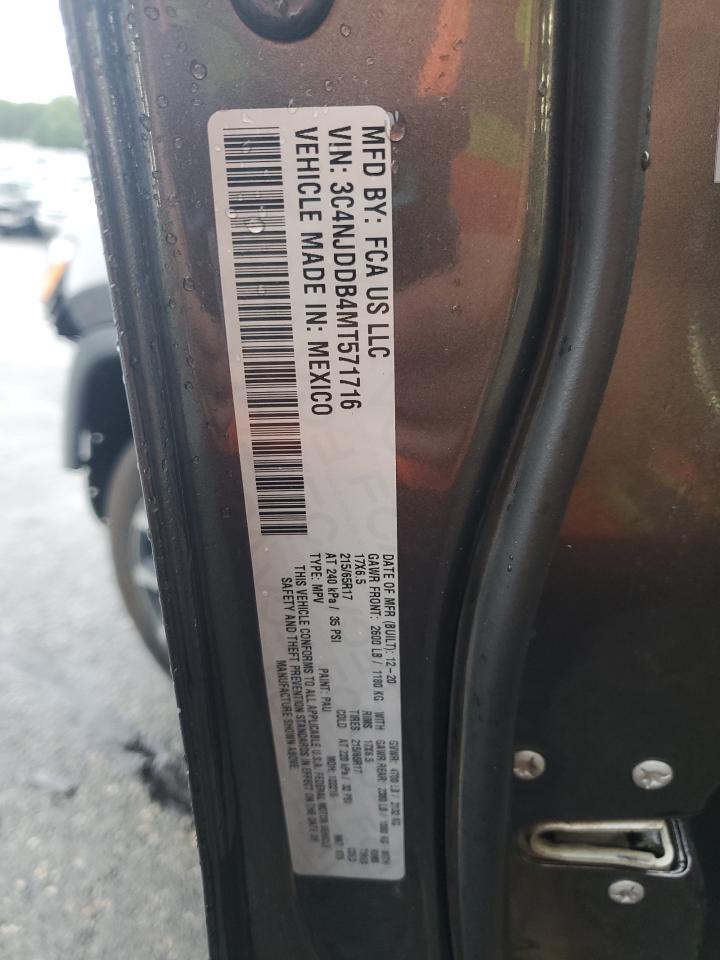 2021 Jeep Compass Trailhawk VIN: 3C4NJDDB4MT571716 Lot: 63977335