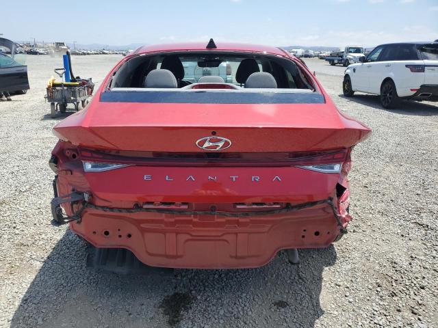  HYUNDAI ELANTRA 2021 Red
