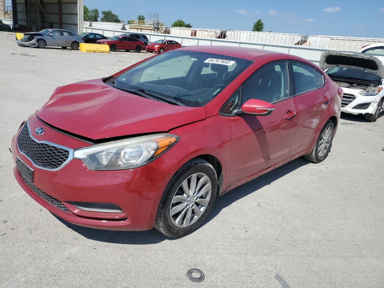 2014 Kia Forte Lx VIN: KNAFX4A66E5196033 Lot: 64767665