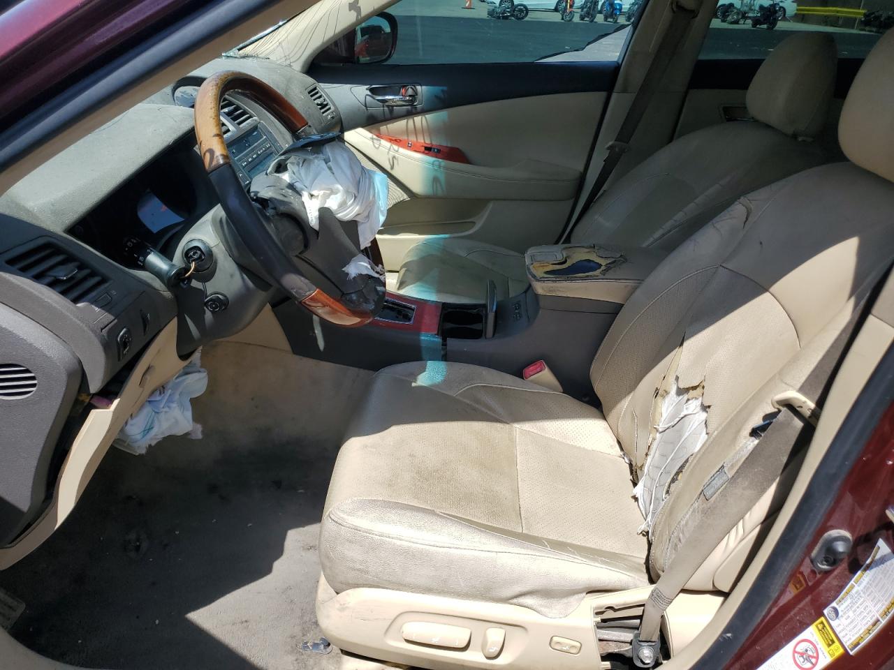 2007 Lexus Es 350 VIN: JTHBJ46G772133854 Lot: 62923085