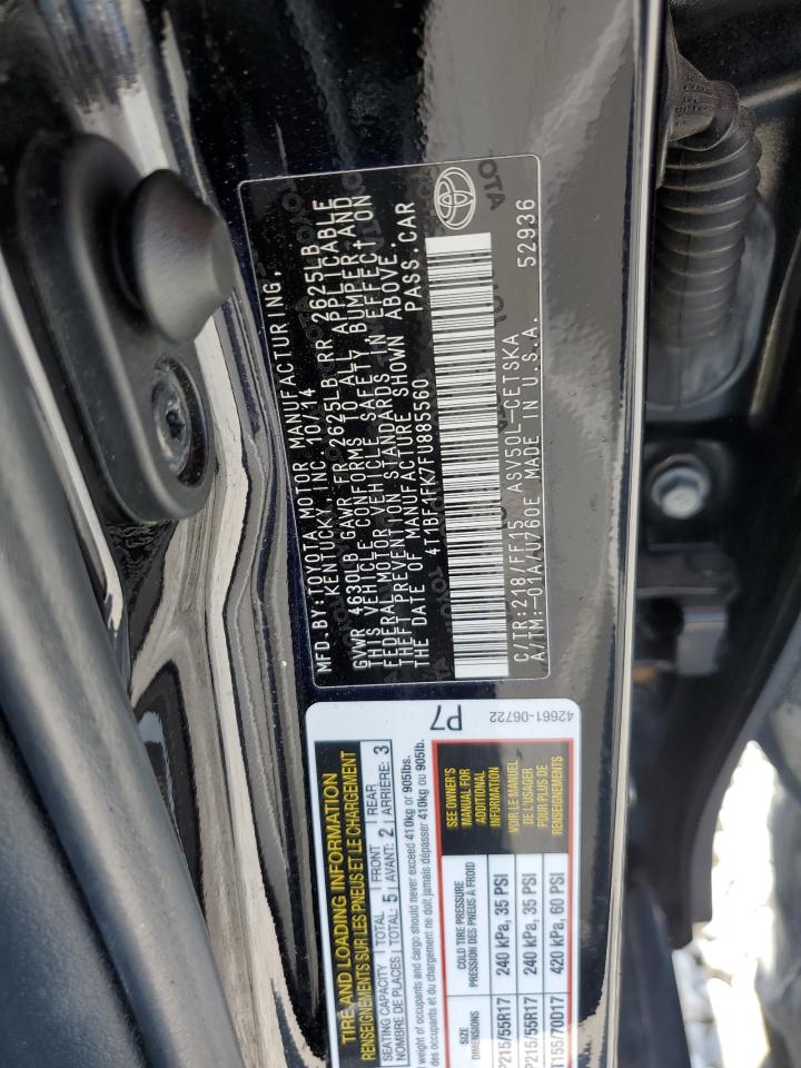 4t1bf1fk7fu885560 4T1BF1FK7FU885560 2015 Toyota Camry Le