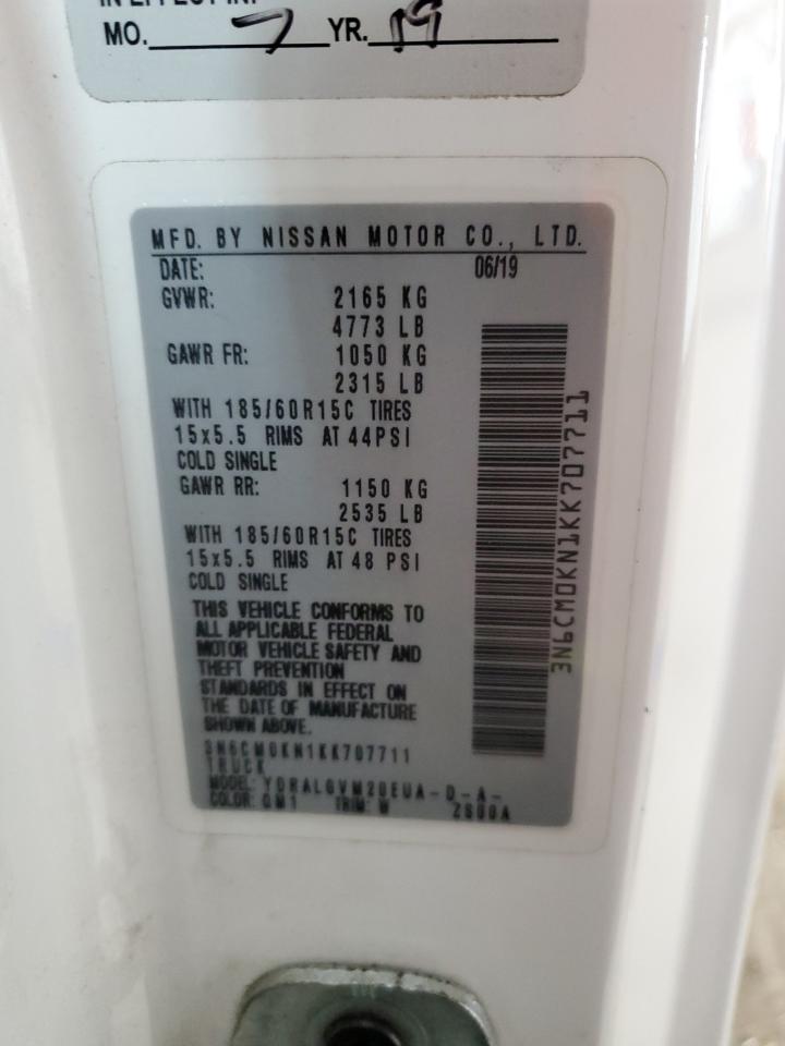 3n6cm0kn1kk707711 3N6CM0KN1KK707711 2019 Nissan Nv200 2.5S