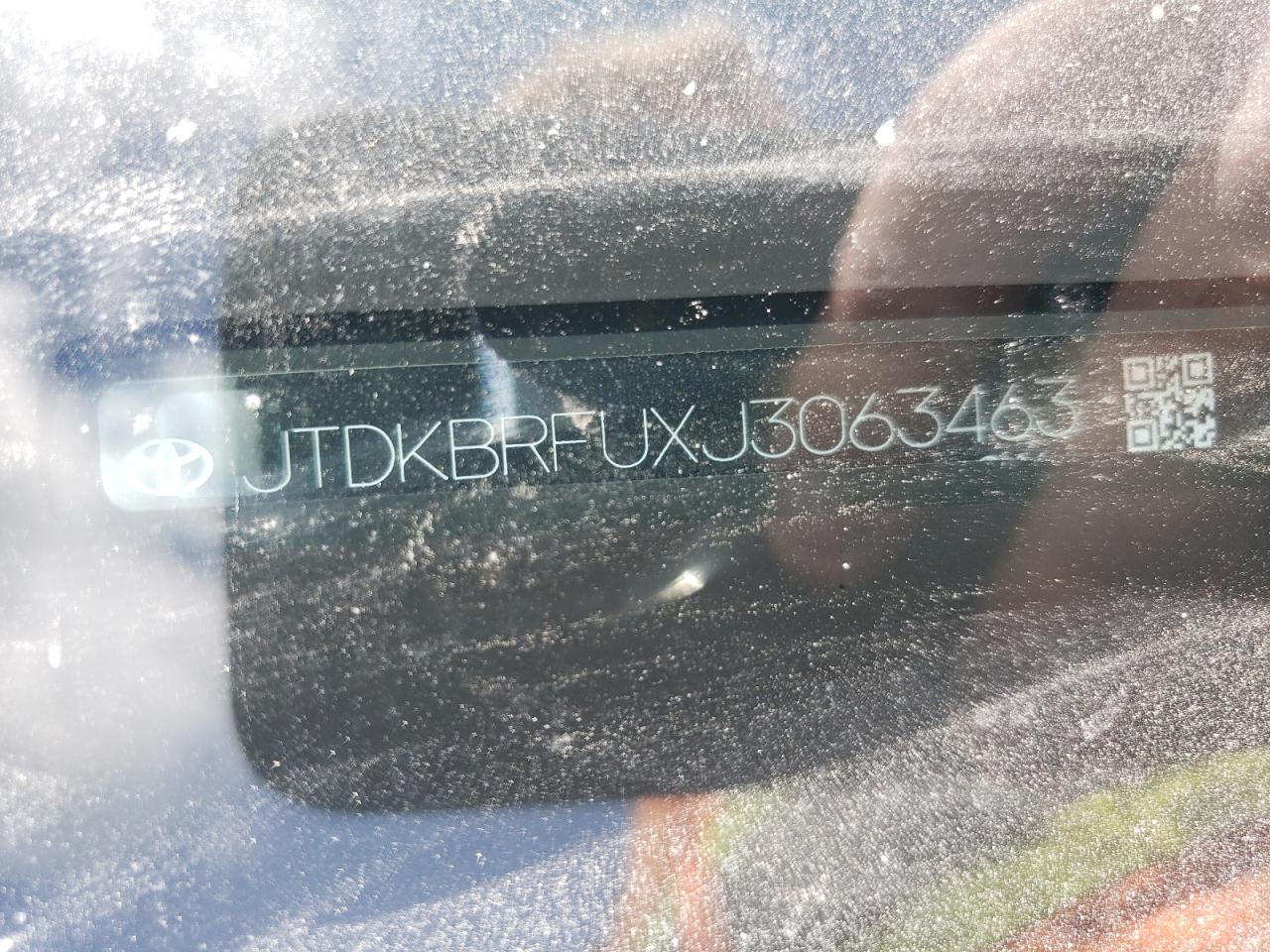 2018 Toyota Prius VIN: JTDKBRFUXJ3063463 Lot: 65644885