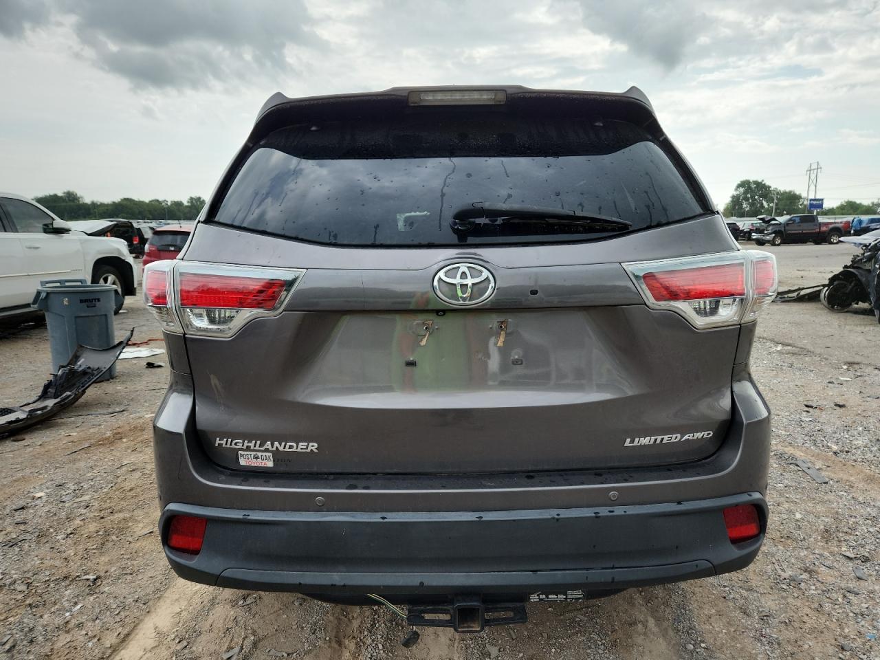 2016 Toyota Highlander Limited VIN: 5TDDKRFH3GS304430 Lot: 64106515