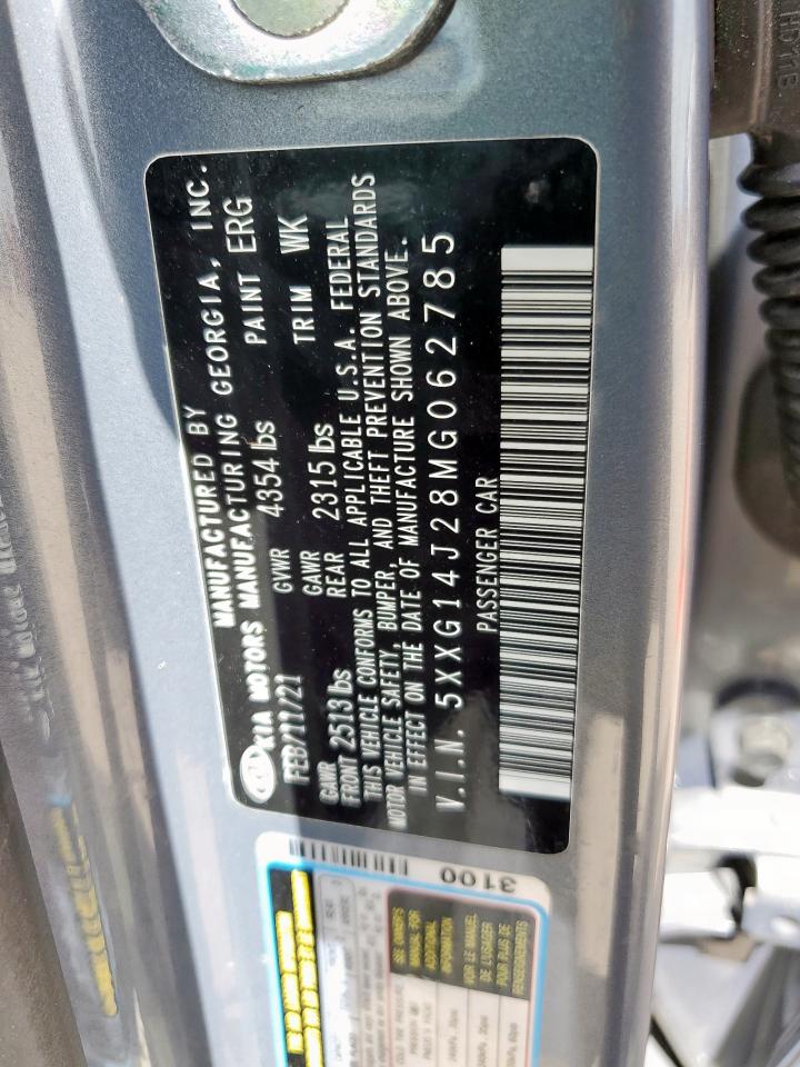 2021 Kia K5 Lxs VIN: 5XXG14J28MG062785 Lot: 64808115