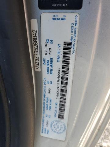 2003 VOLKSWAGEN NEW BEETLE GLS  