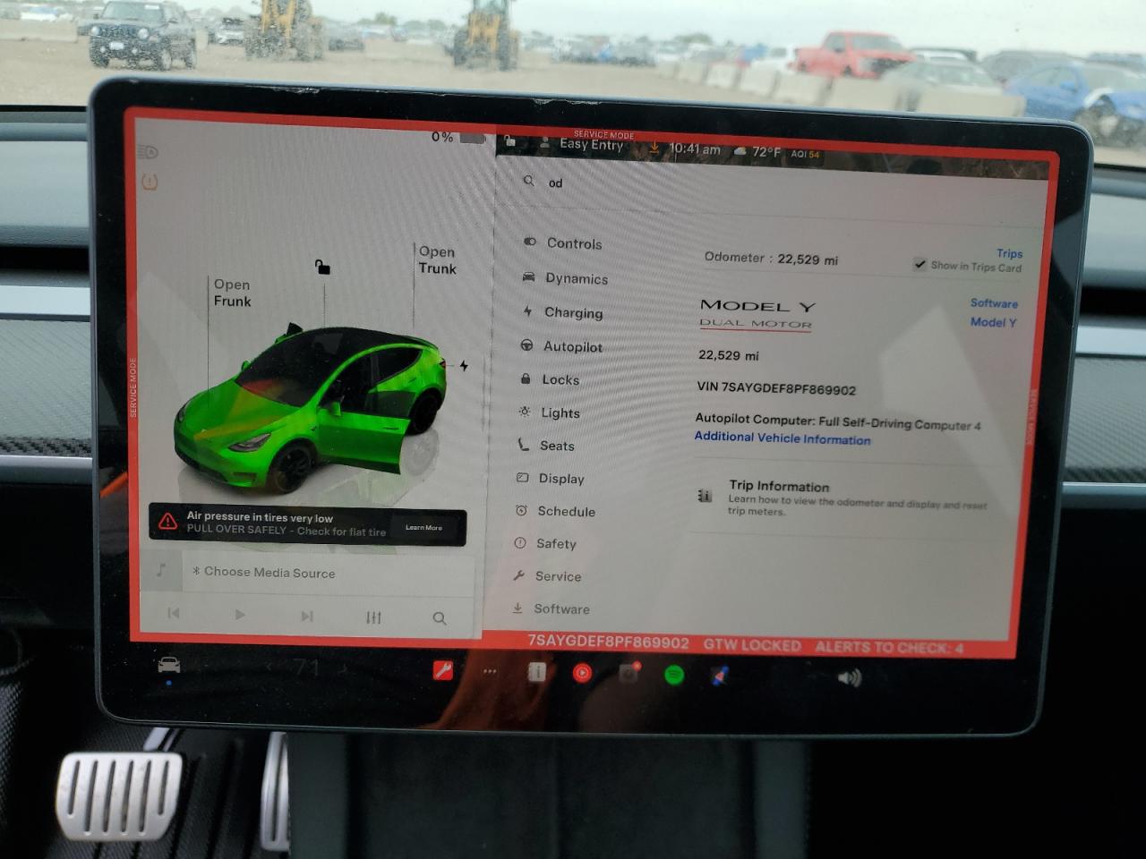 2023 Tesla Model Y VIN: 7SAYGDEF8PF869902 Lot: 64584475