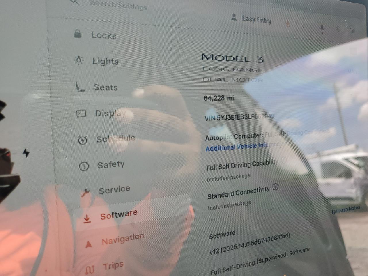 2020 Tesla Model 3 VIN: 5YJ3E1EB3LF662949 Lot: 63547125