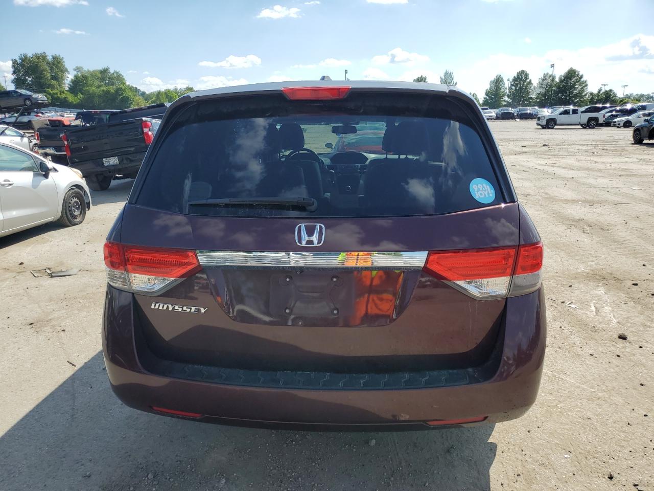 2015 Honda Odyssey Exl VIN: 5FNRL5H66FB032756 Lot: 63106825