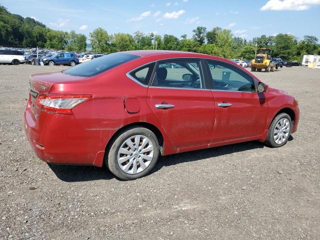  NISSAN SENTRA 2014 Czerwony