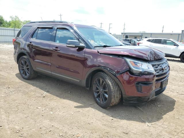  FORD EXPLORER 2018 Бургунди