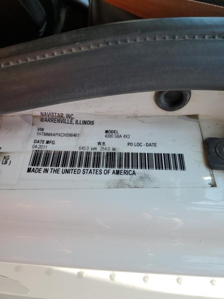 2012 International 4000 4300 VIN: 1HTMMAAPXCH596461 Lot: 65039585