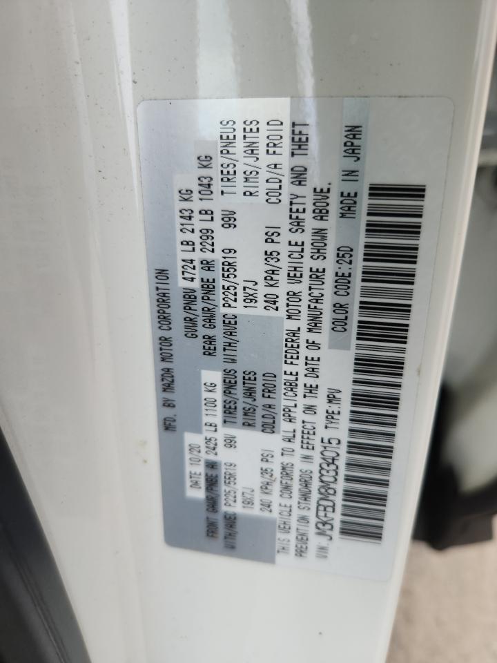 2021 Mazda Cx-5 Grand Touring VIN: JM3KFBDM8M0334015 Lot: 65544925