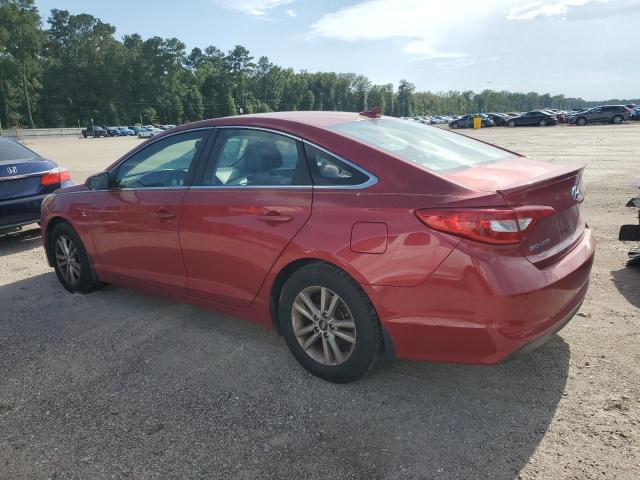  HYUNDAI SONATA 2017 Czerwony