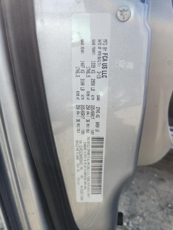 2019 Dodge Grand Caravan Sxt VIN: 2C4RDGCG0KR656429 Lot: 64947995