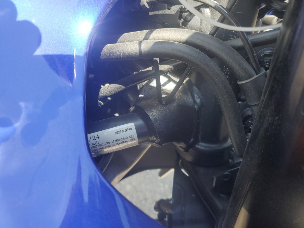 2024 Yamaha Yzfr7 VIN: JYARM38E6RA012511 Lot: 66099045