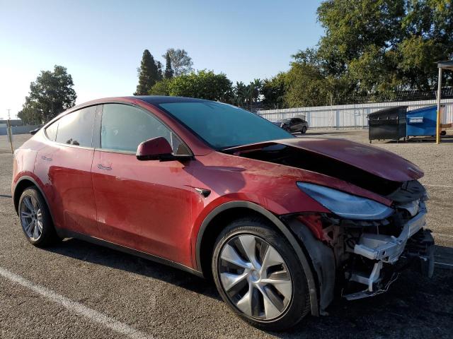  TESLA MODEL Y 2021 Czerwony