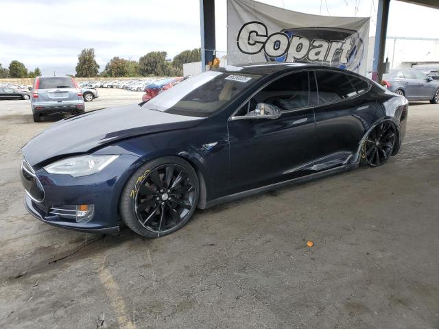  TESLA MODEL S 2013 Blue