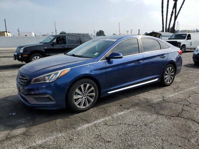 Sedans HYUNDAI SONATA 2015 Granatowy