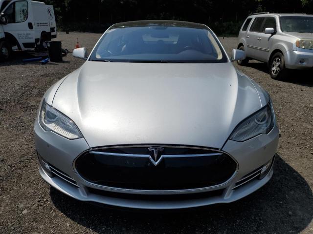 Hatchbacks TESLA MODEL S 2014 Srebrny