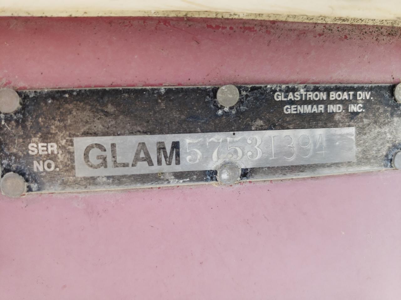 1994 Glastron Boat - Boats Outboard Engine VIN: GLAM57531394 Lot: 63377865