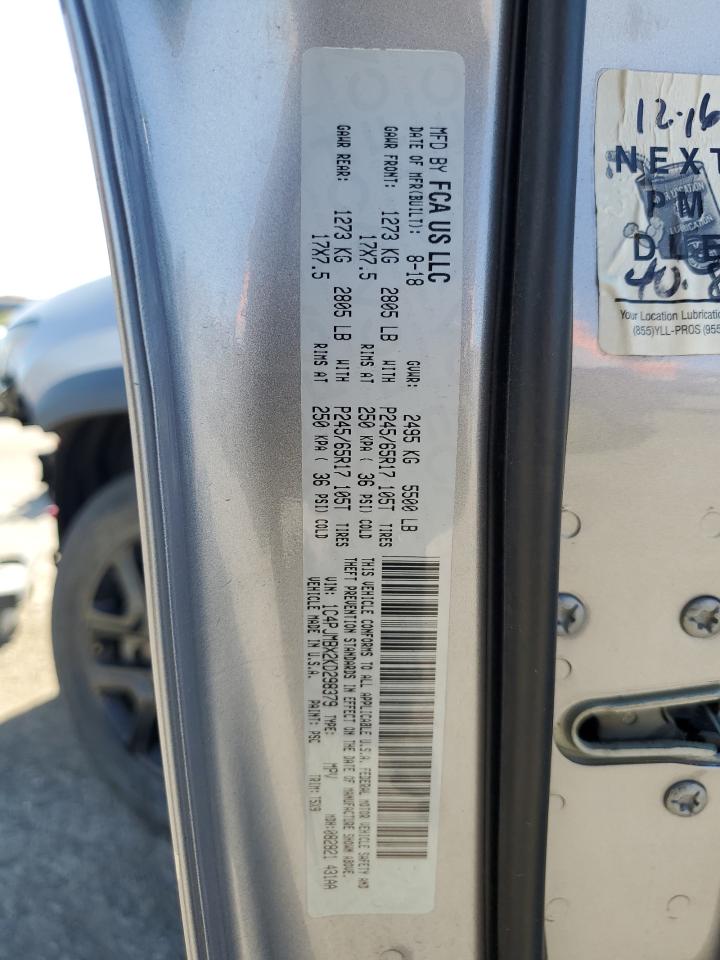 2019 Jeep Cherokee Trailhawk VIN: 1C4PJMBX2KD298379 Lot: 64020665