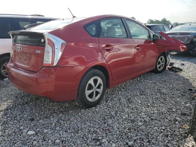  TOYOTA PRIUS 2013 Czerwony