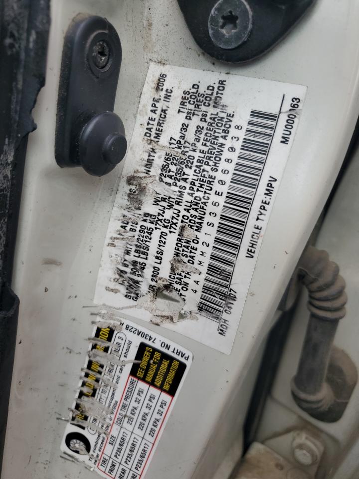 2006 Mitsubishi Endeavor Ls VIN: 4A4MM21S36E068038 Lot: 64406945