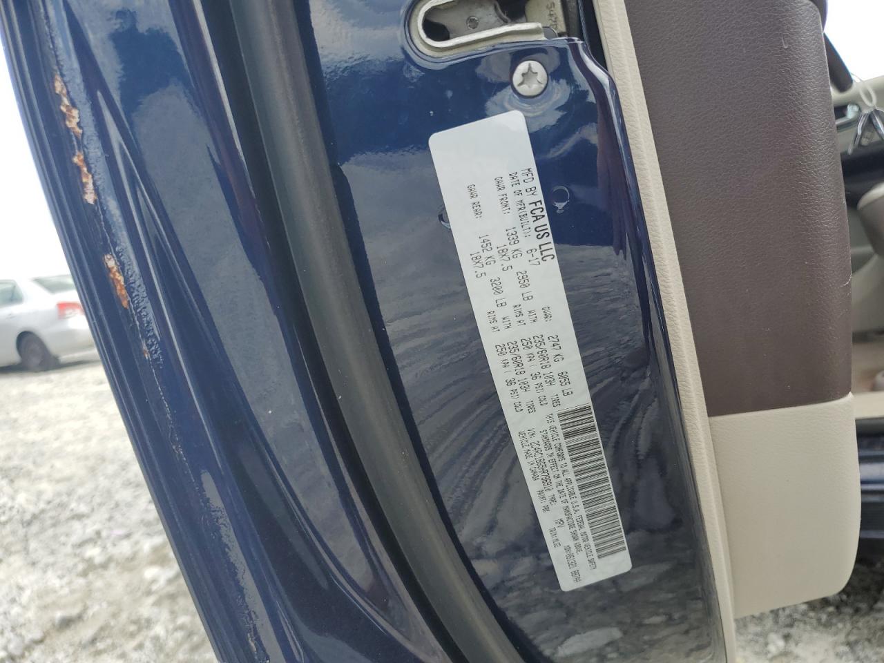 2017 Chrysler Pacifica Touring L VIN: 2C4RC1BG5HR796910 Lot: 62121855