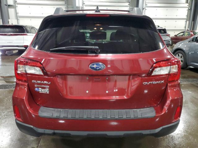  SUBARU OUTBACK 2016 Maroon