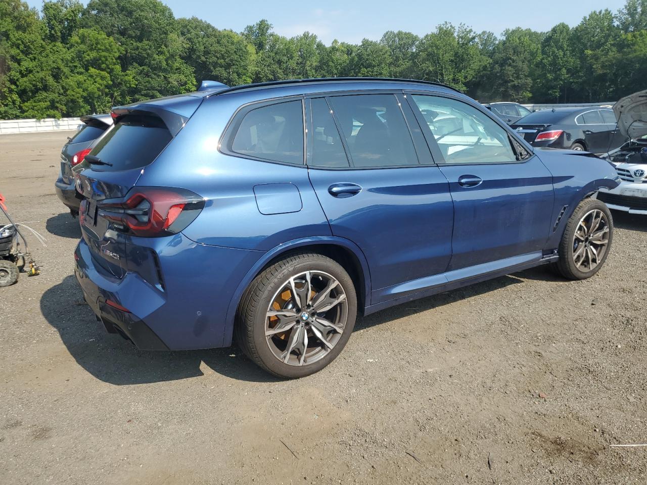 2024 BMW X3 M40I blue null gas 5UX83DP03R9W87408 photo #4