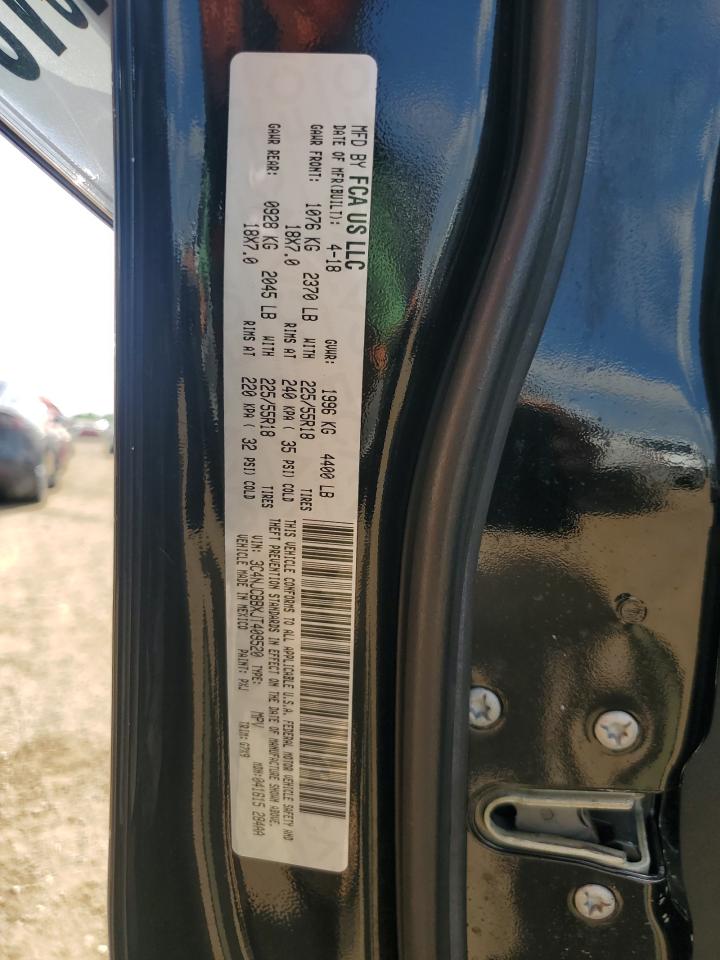 2018 Jeep Compass Latitude VIN: 3C4NJCBBXJT409520 Lot: 65459865