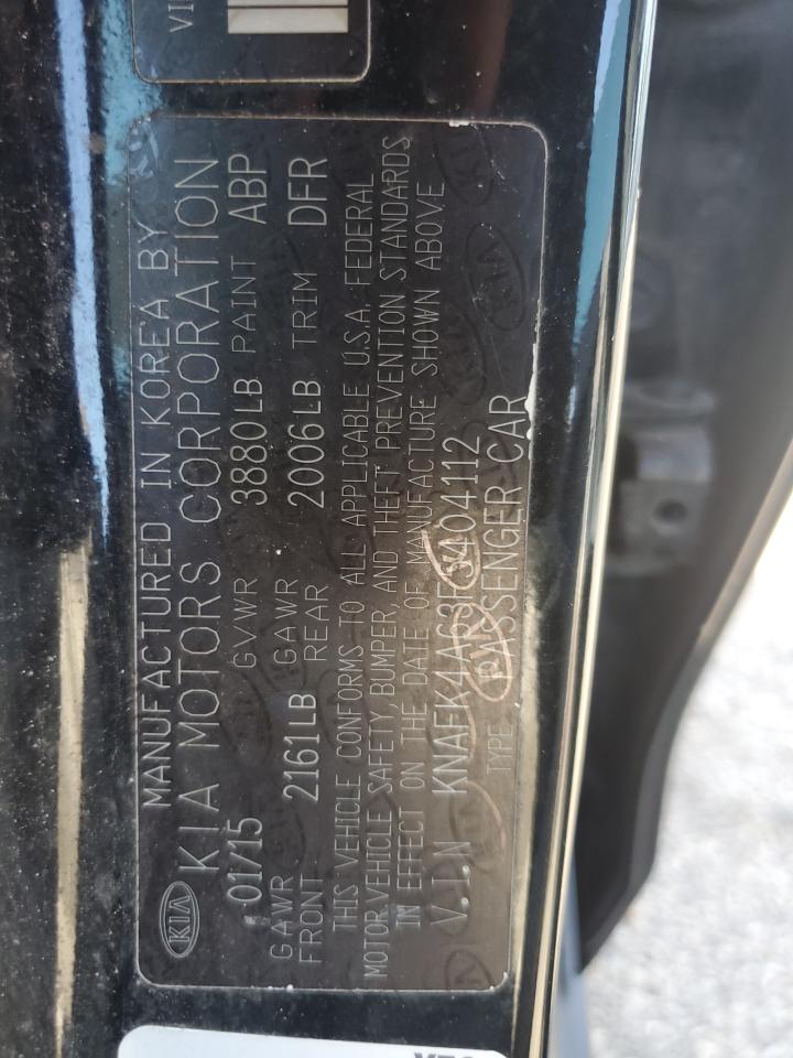 2015 Kia Forte Lx VIN: KNAFK4A63F5404112 Lot: 63516565
