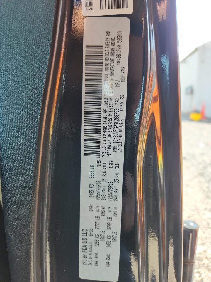 2016 Jeep Wrangler Unlimited Sahara VIN: 1C4BJWEG2GL288756 Lot: 62282015