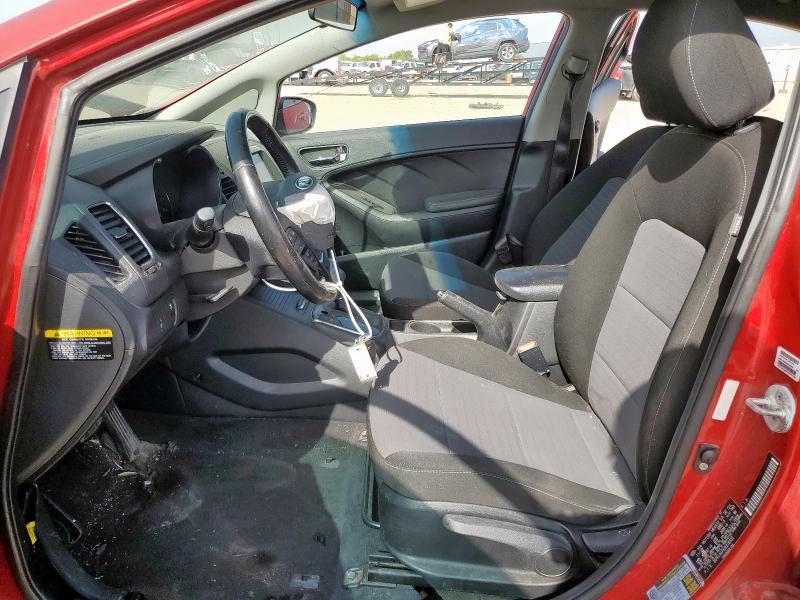  KIA FORTE 2018 Czerwony