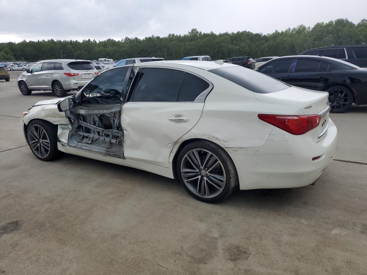 2014 Infiniti Q50 Base VIN: JN1BV7APXEM693287 Lot: 64448495