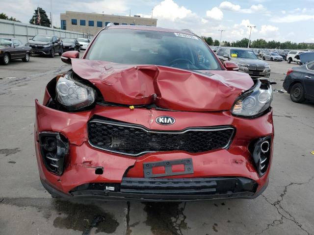  KIA SPORTAGE 2018 Красный