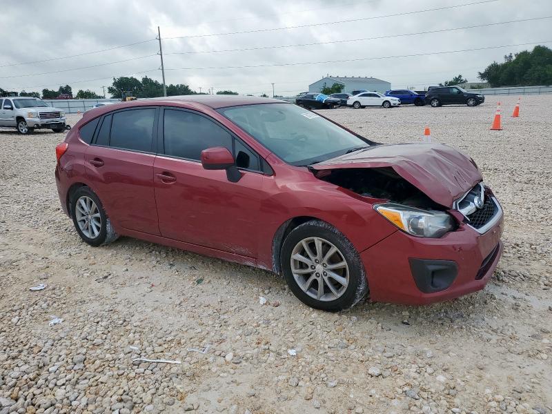  SUBARU IMPREZA 2014 Czerwony