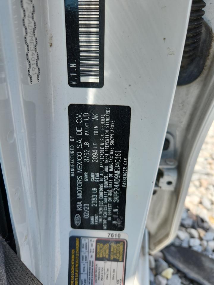 3KPF24AD9ME340161 2021 Kia Forte Fe