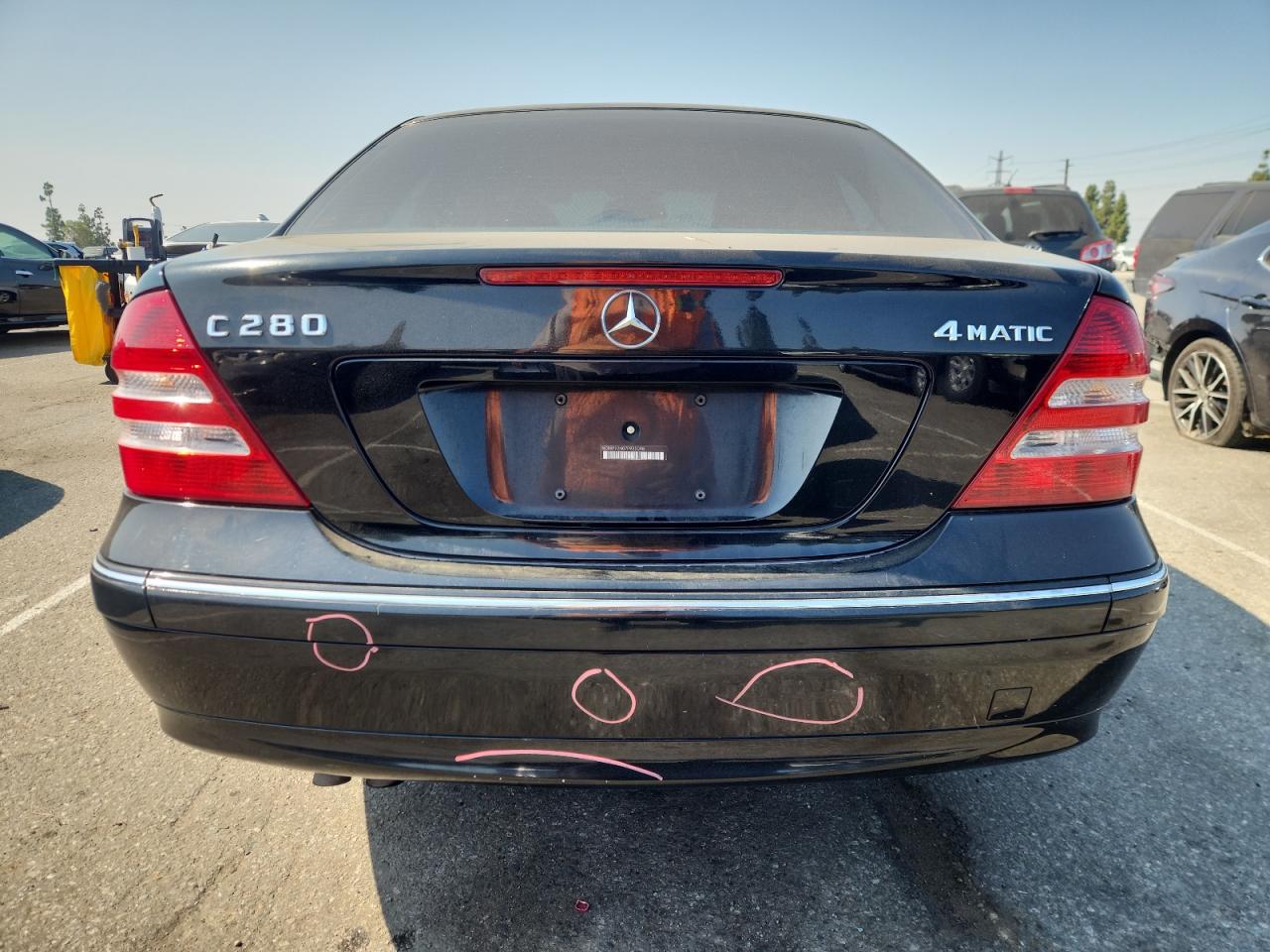 2007 Mercedes-Benz C 280 4Matic VIN: WDBRF92H07F935098 Lot: 64746865